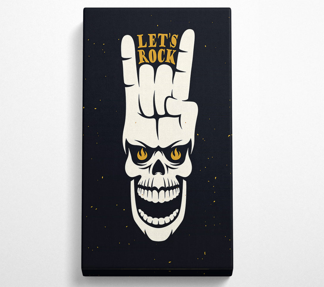  A Canvas Print of Lets Rock Canvas Art