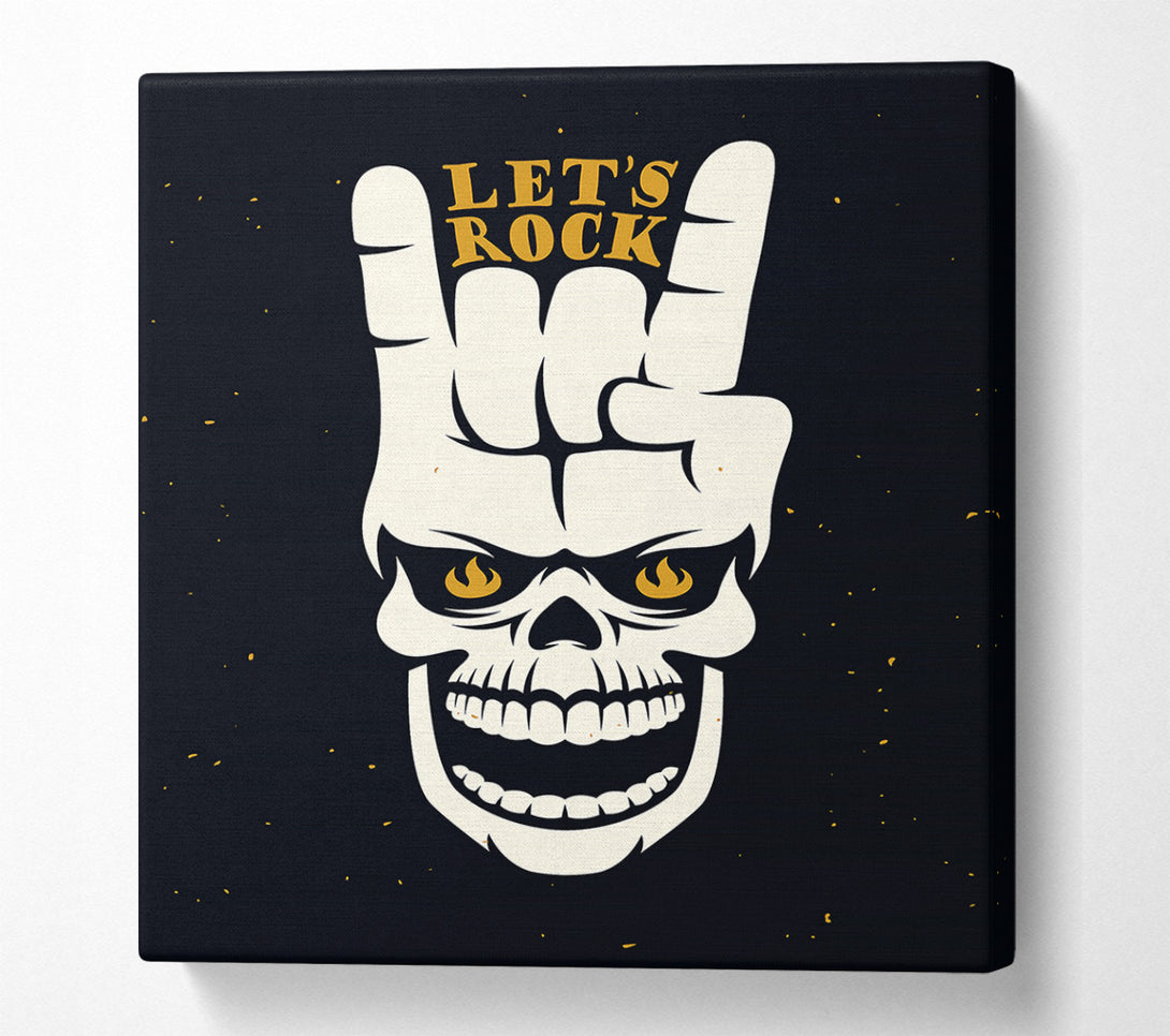  A Canvas Print of Lets Rock Canvas Art