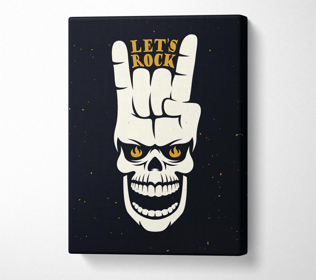  A Canvas Print of Lets Rock Canvas Art