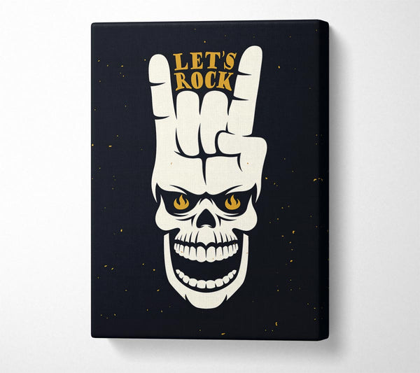  A Canvas Print of Lets Rock Canvas Art