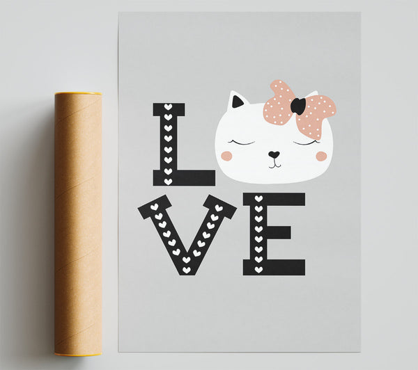 Love Cat Giclee Print
