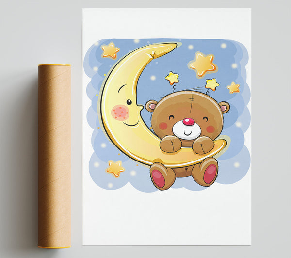 Bear In The Stars Giclee Print