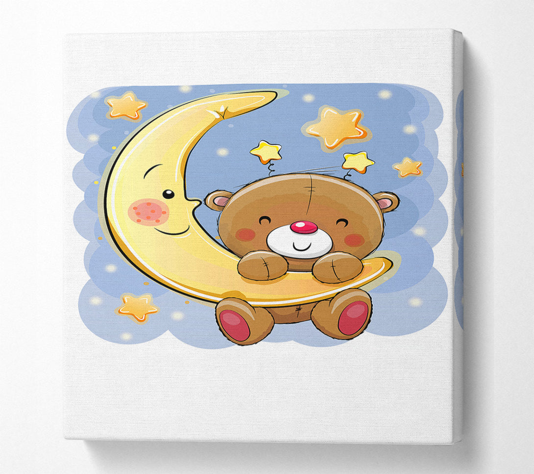  A Canvas Print of Bear In The Stars Canvas Wall Art