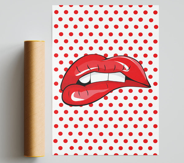 Red Lips 1 Giclee Print