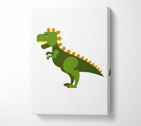  A Canvas Print of Funky Dinosaur Canvas Art