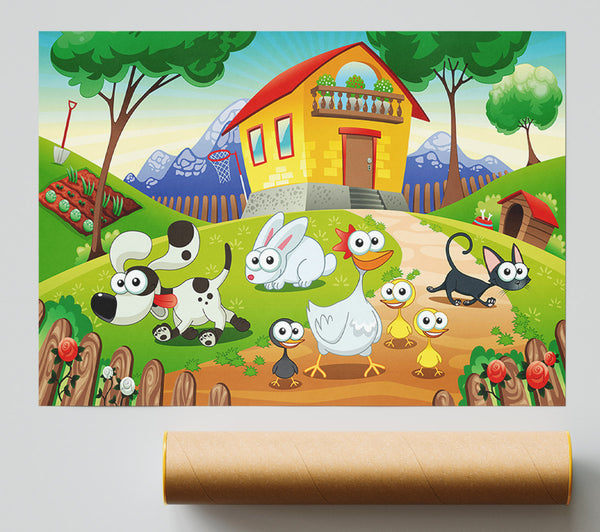 Animal Farm Fun Print