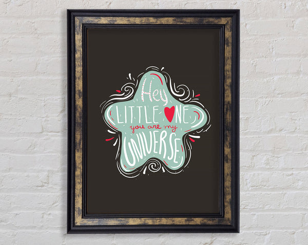 Hey Little One Framed Print