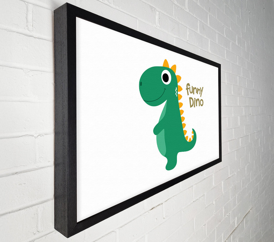  A Canvas Print of Funny Dino Canvas Art