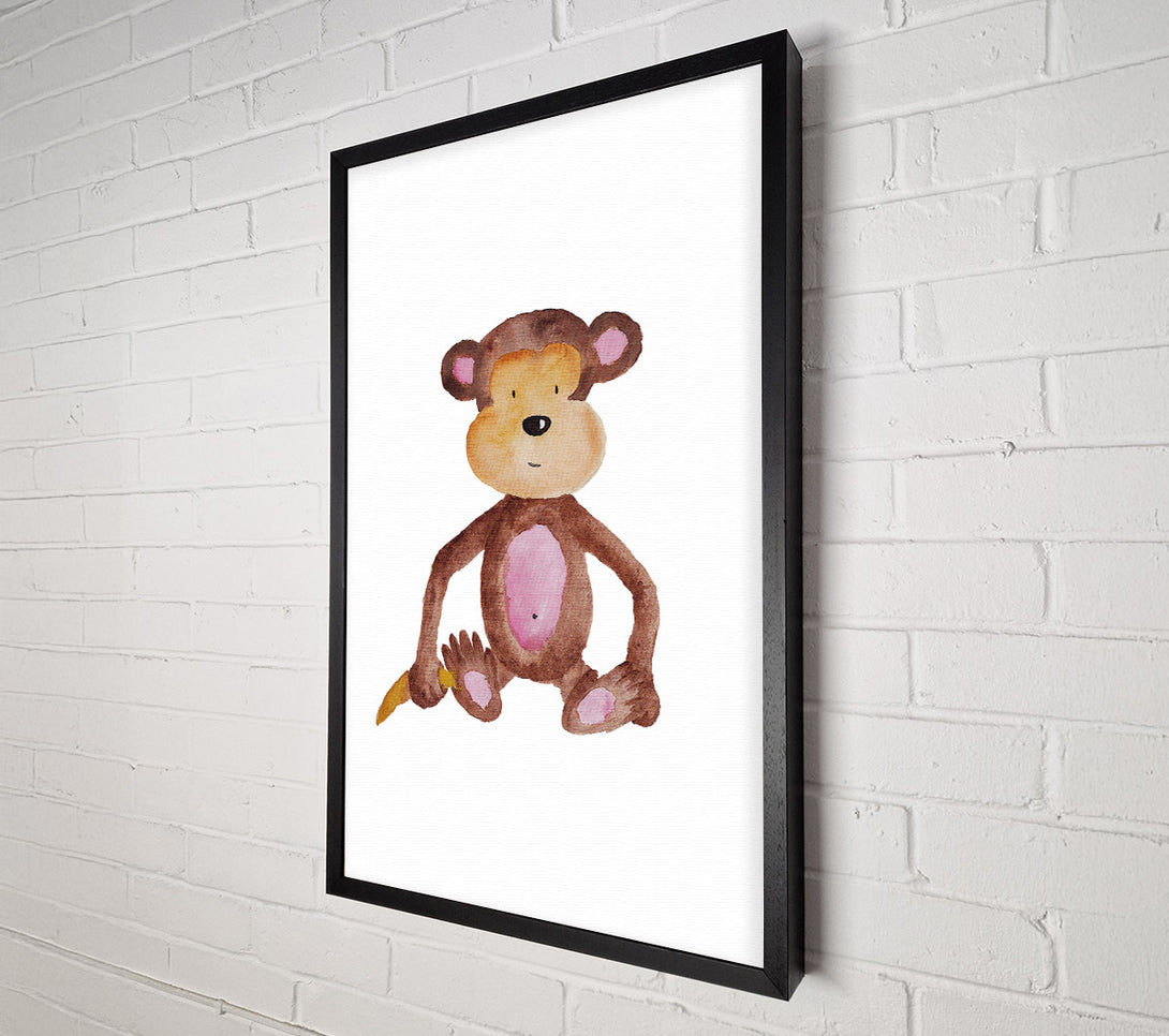  A Canvas Print of Cheeky Monkey Love Canvas Print