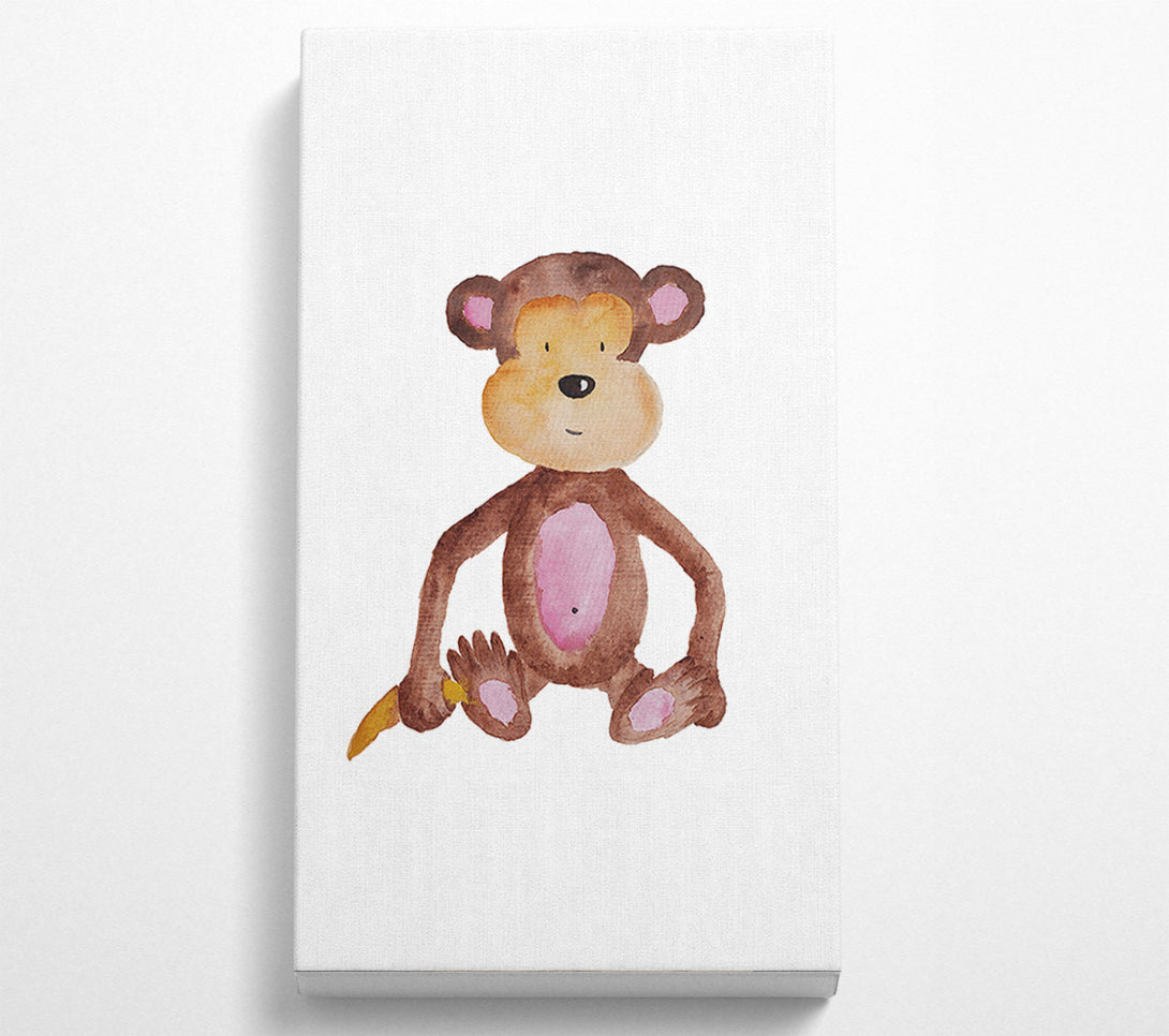  A Canvas Print of Cheeky Monkey Love Canvas Print