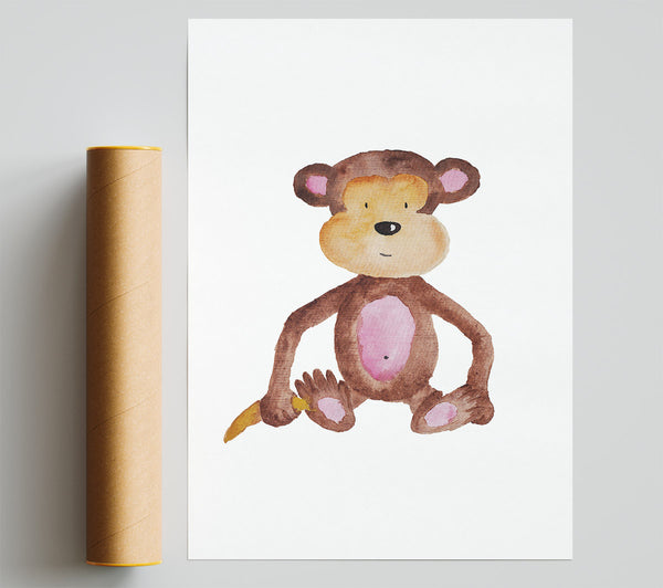 Cheeky Monkey Love Print