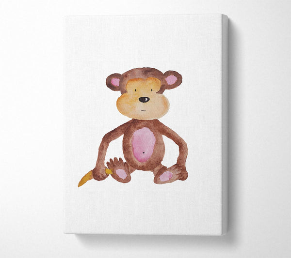  A Canvas Print of Cheeky Monkey Love Canvas Print