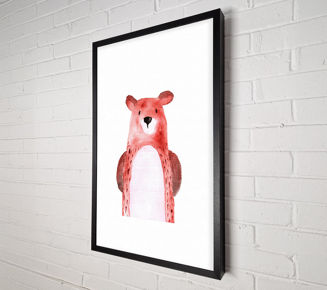 A Canvas Print of Bear Love Canvas Wall Art
