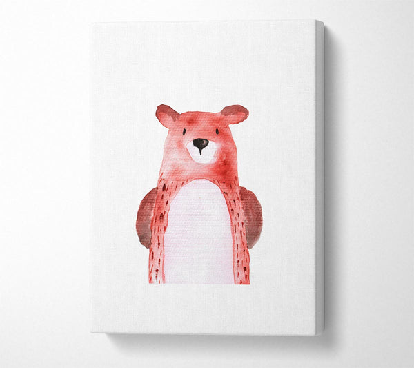  A Canvas Print of Bear Love Canvas Wall Art
