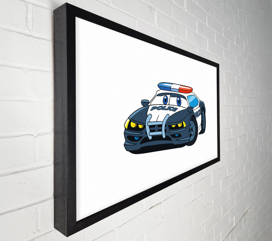  A Canvas Print of Police Car Love Canvas Wall Art
