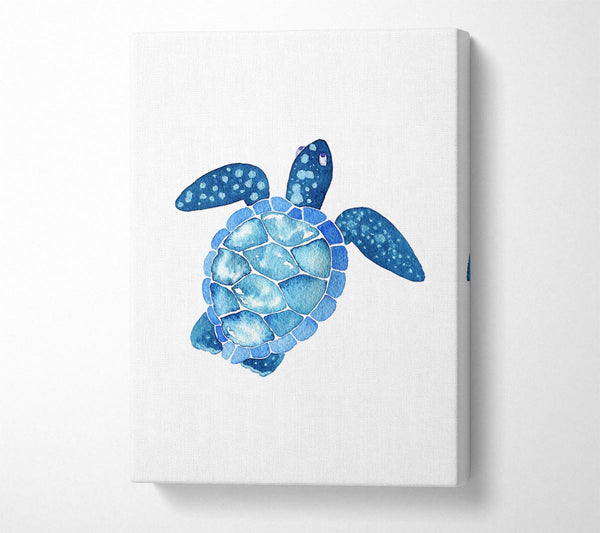  A Canvas Print of Turtle Love Canvas Print