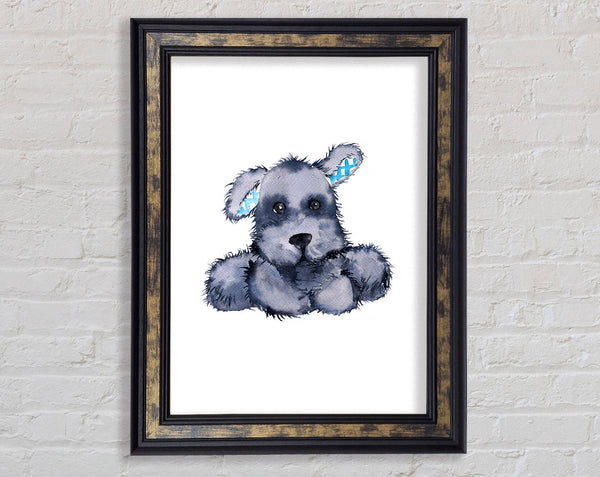 Cute Puppy Love Framed Print
