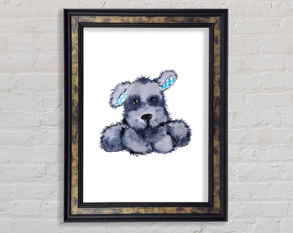 Cute Puppy Love Framed Print