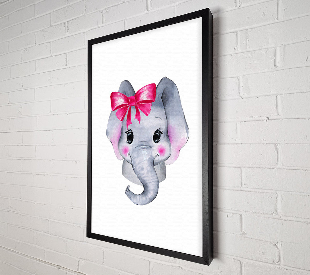  A Canvas Print of Elephant Love 1 Canvas Wall Art