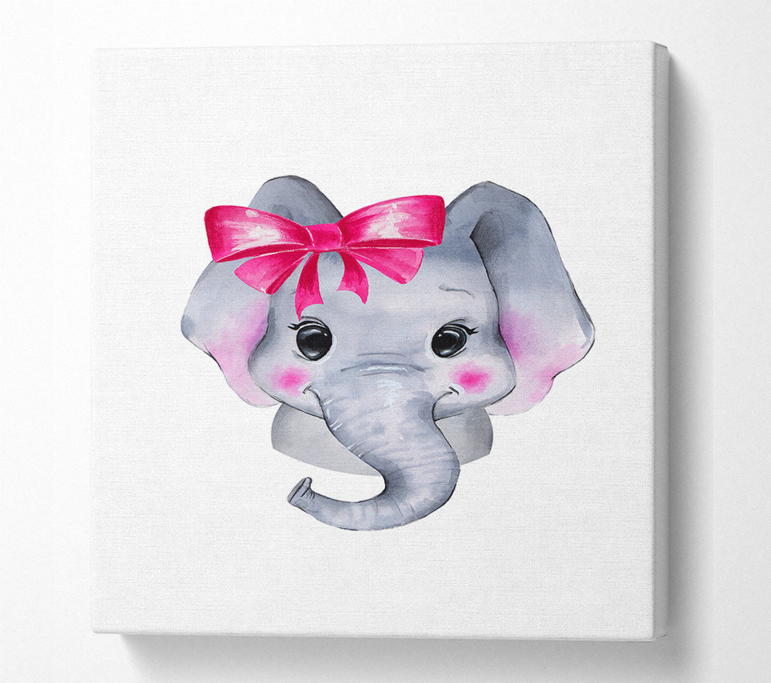  A Canvas Print of Elephant Love 1 Canvas Wall Art