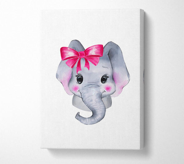  A Canvas Print of Elephant Love 1 Canvas Wall Art