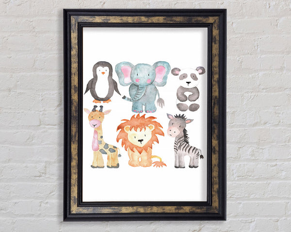 Safari Love Framed Print