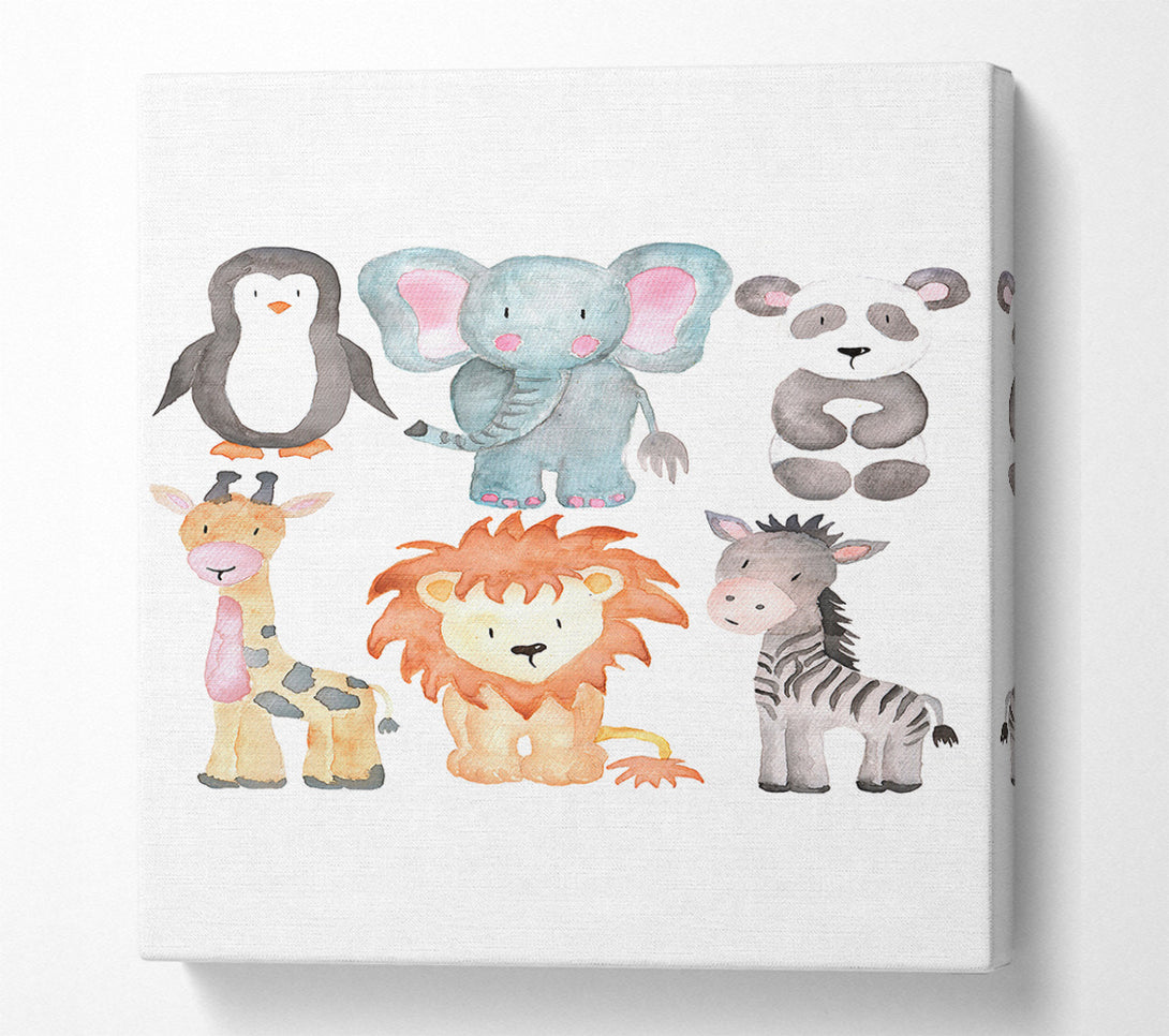  A Canvas Print of Safari Love Canvas Wall Art