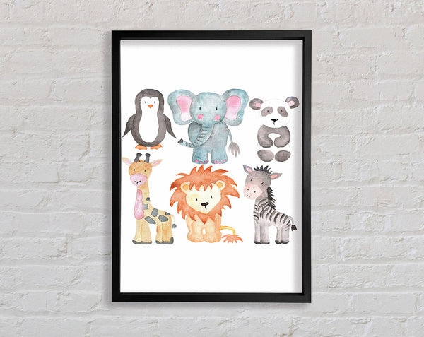 Safari Love Framed Print