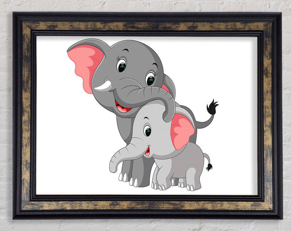 Mother And Baby Love Framed Print