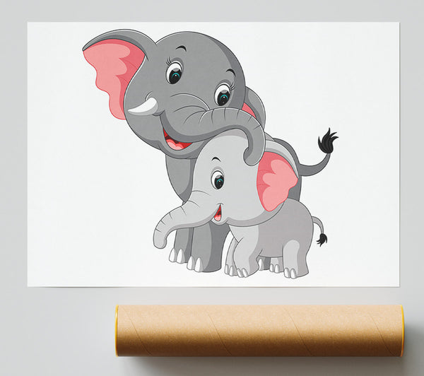 Mother And Baby Love Giclee Print