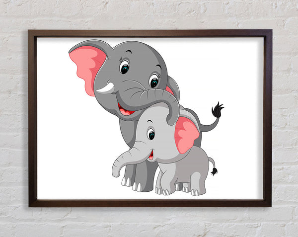 Mother And Baby Love Framed Print