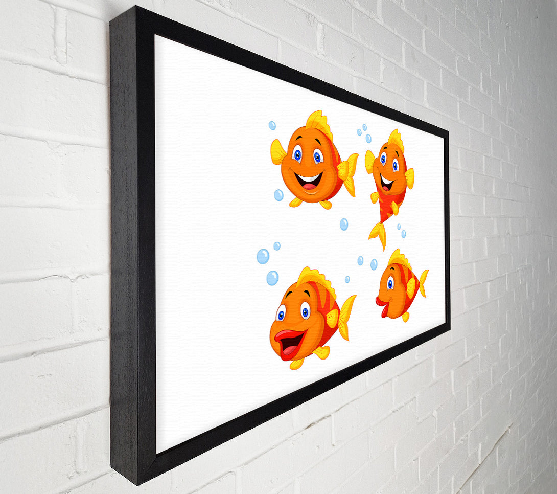  A Canvas Print of Goldfish Love 1 Canvas Art