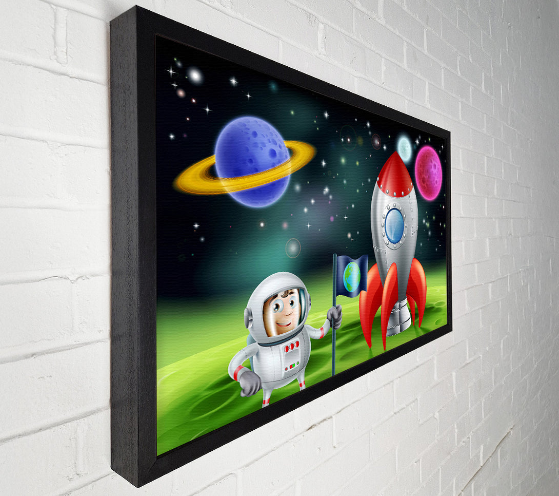  A Canvas Print of Space Boy Canvas Art