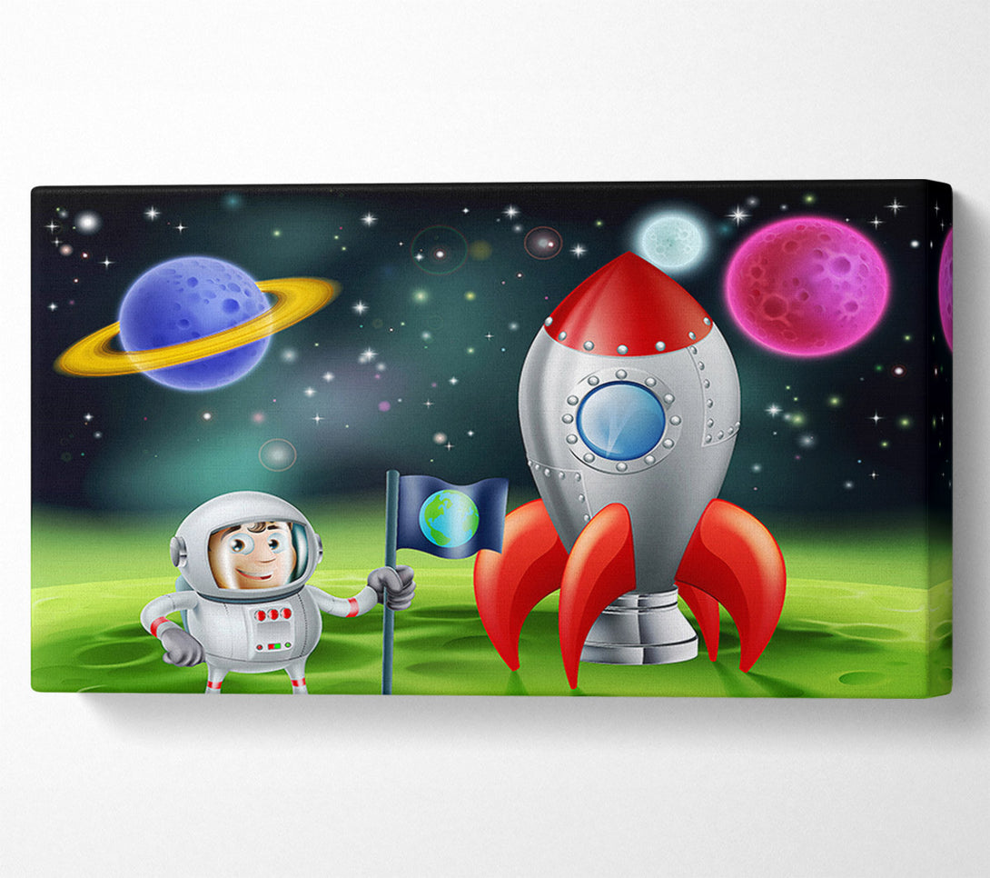  A Canvas Print of Space Boy Canvas Art