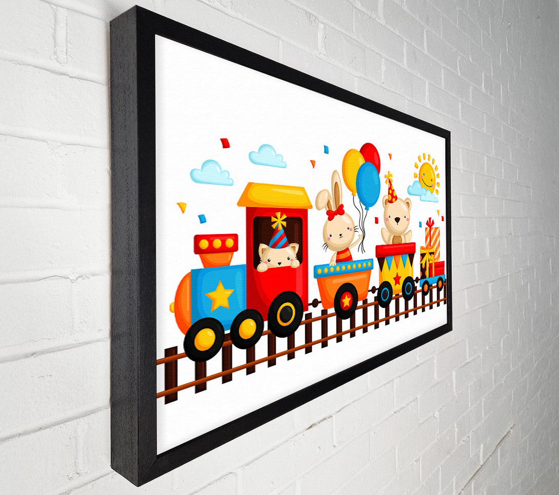  A Canvas Print of Party Train Canvas Wall Art