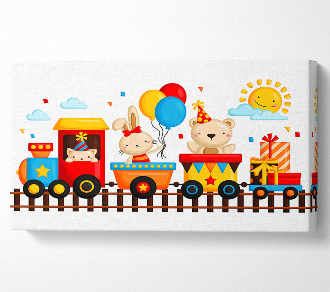  A Canvas Print of Party Train Canvas Wall Art