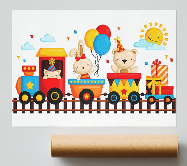 Party Train Poster