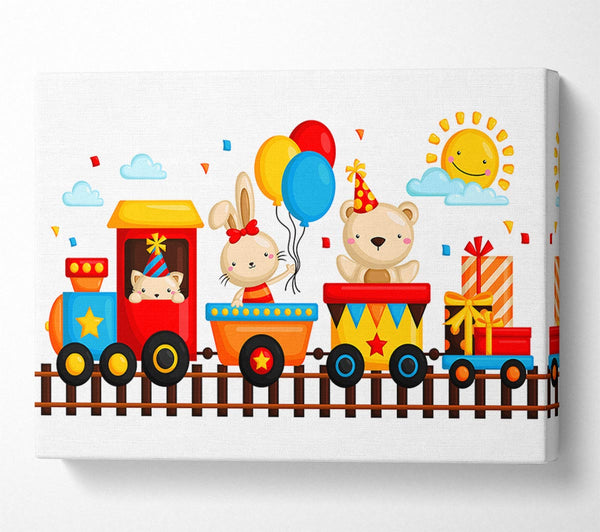  A Canvas Print of Party Train Canvas Wall Art