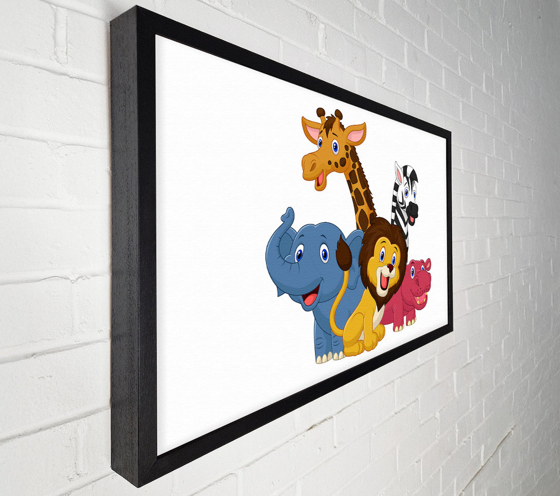  A Canvas Print of Jungle Friends 2 Canvas Art