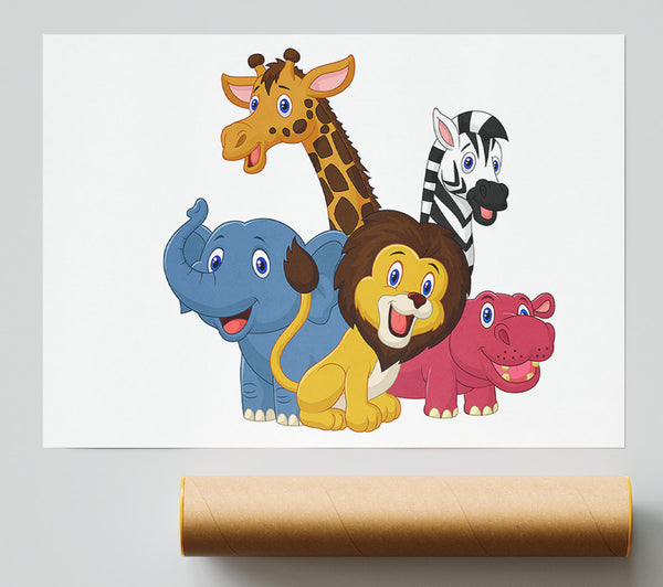 Jungle Friends 2 Giclee Print