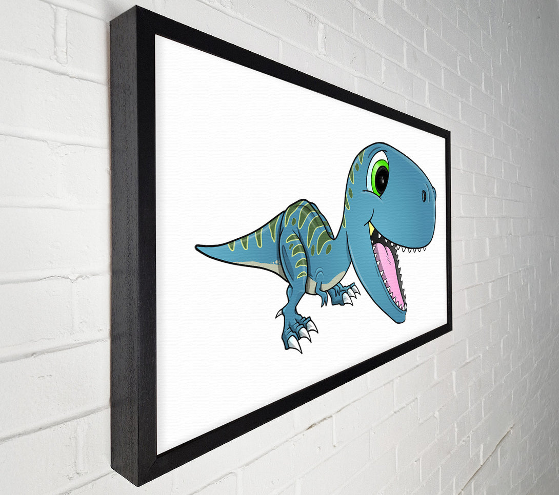  A Canvas Print of Happy Dinosaur Canvas Art