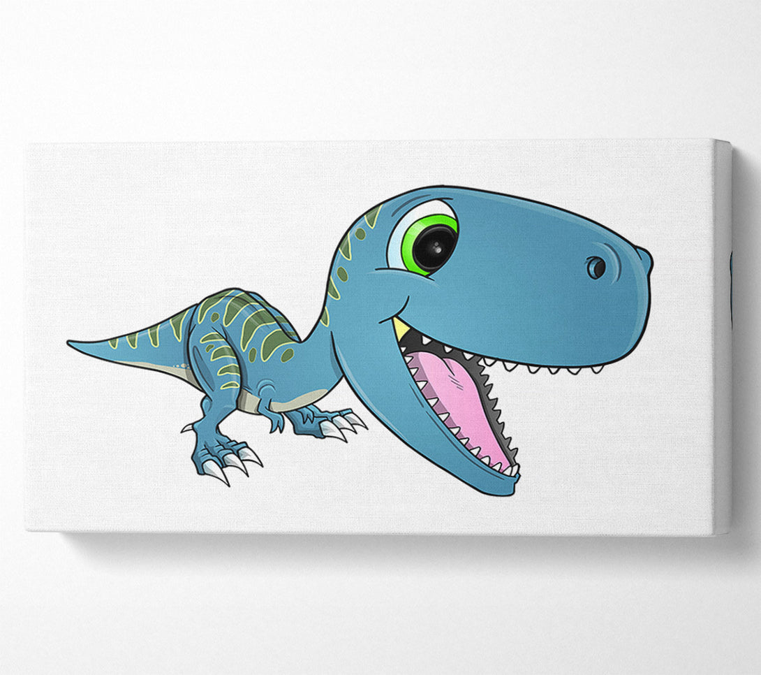  A Canvas Print of Happy Dinosaur Canvas Art