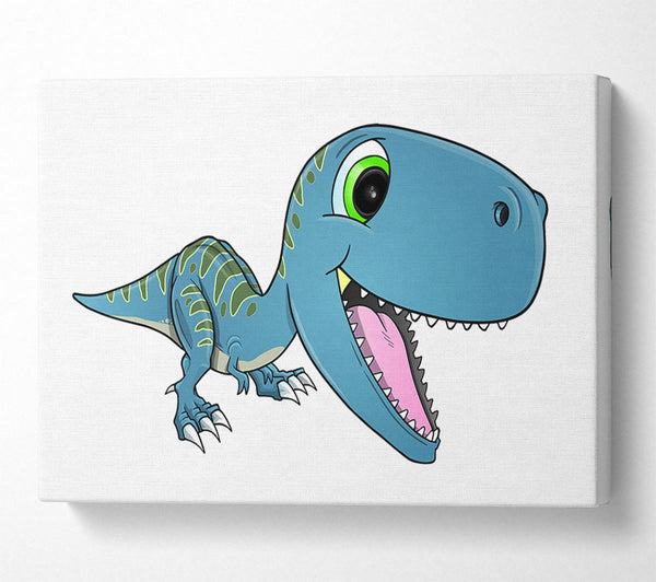  A Canvas Print of Happy Dinosaur Canvas Art