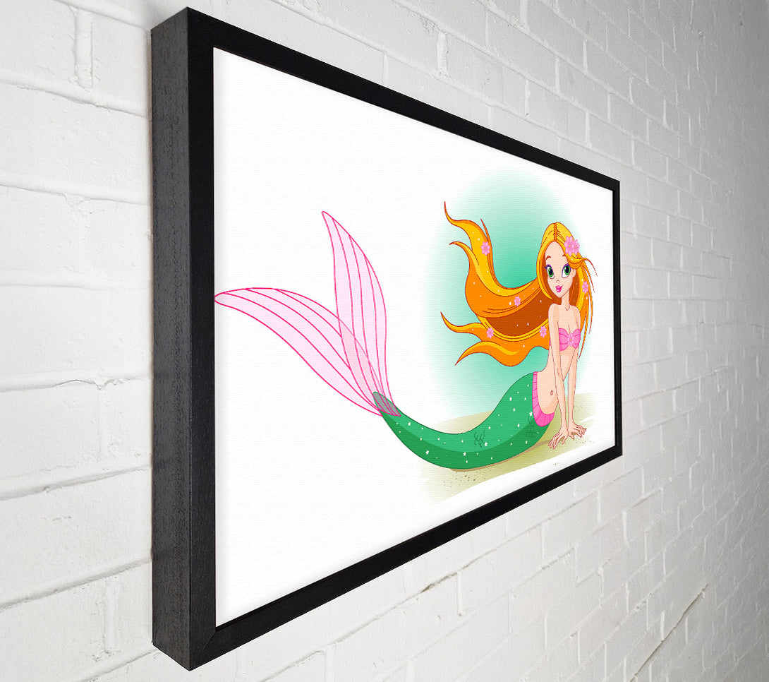  A Canvas Print of Pretty Mermaid Canvas Art
