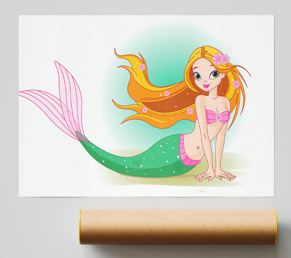 Pretty Mermaid Giclee Print