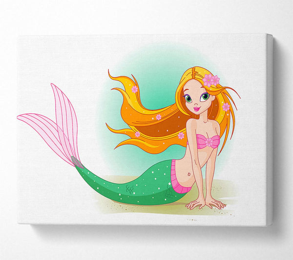  A Canvas Print of Pretty Mermaid Canvas Art