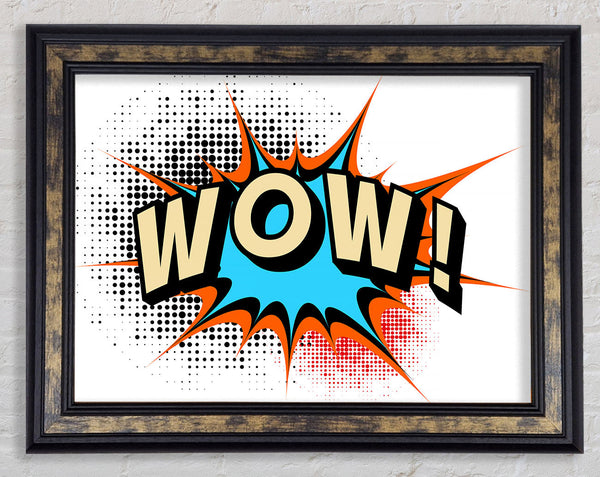 Wow 1 Framed Print