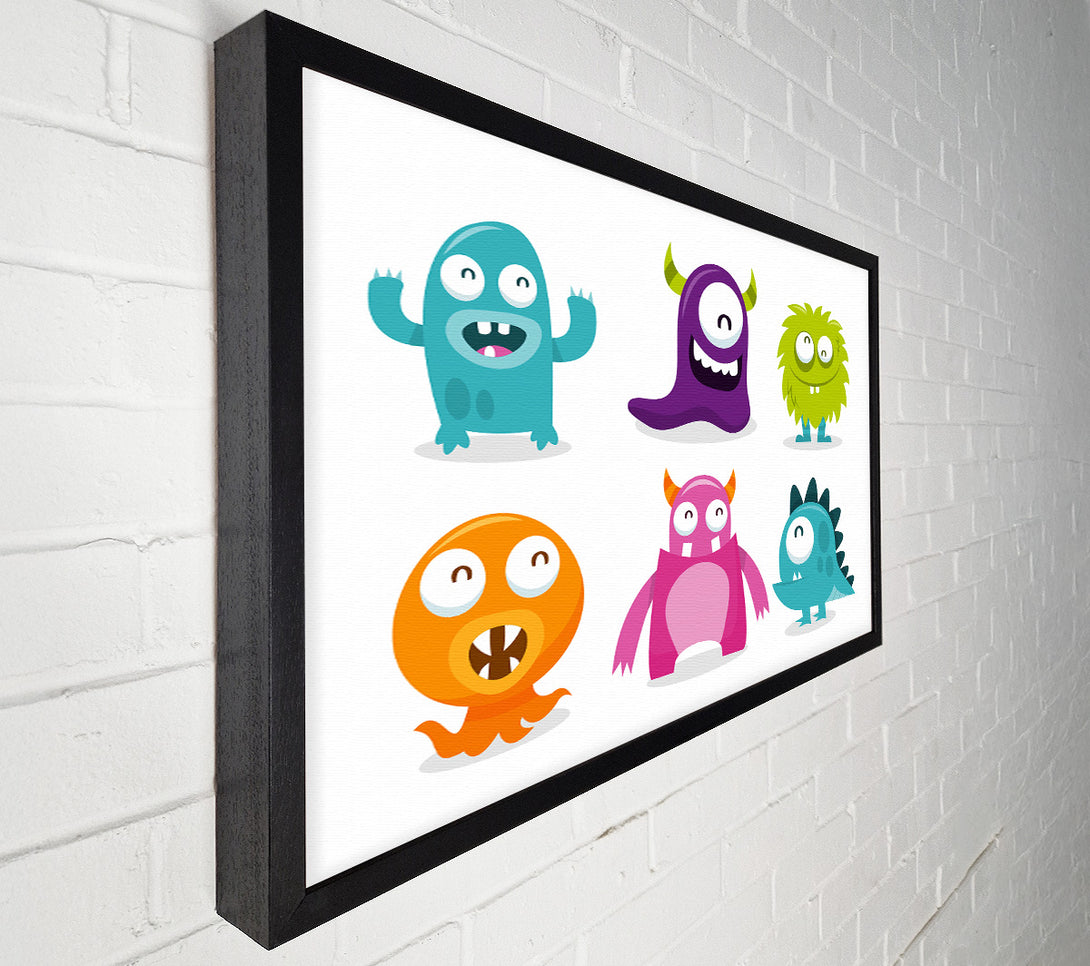  A Canvas Print of Monster Fun 1 Canvas Wall Art