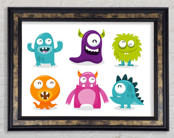 Monster Fun 1 Framed Print