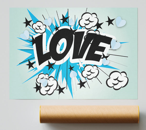 Love Pow Print